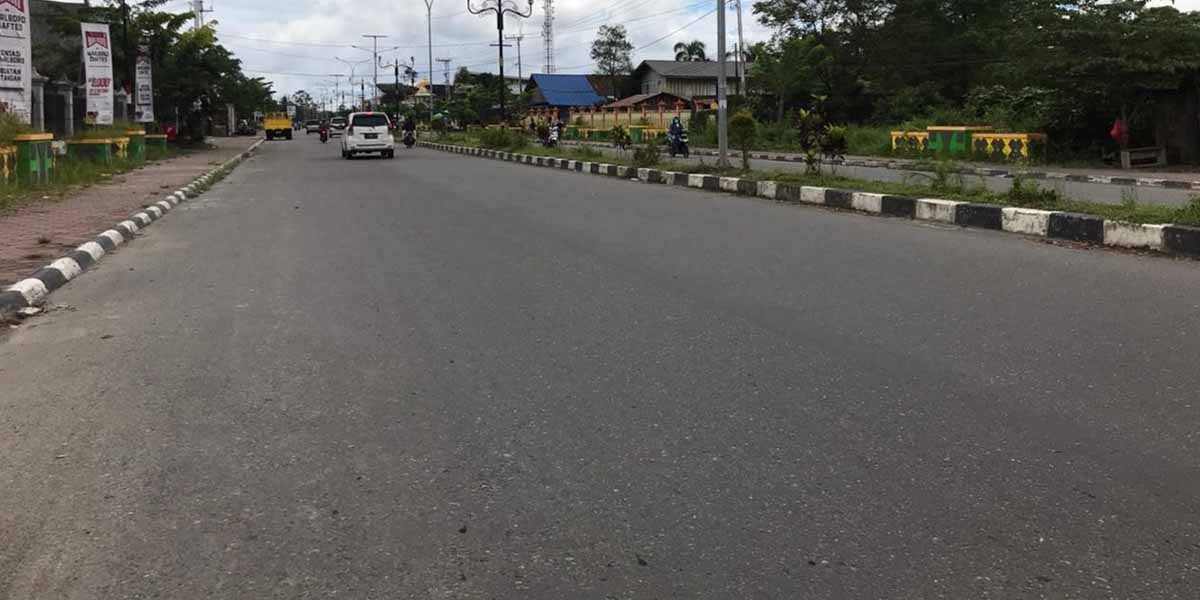 Area sepanjang Jalan Cenderawasih yang NJOPnya juga naik tahun ini. Foto: Anti Patabang/Papua60detik